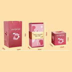 Pop-Up Gift Box Velvet Interior Gift Bag Included