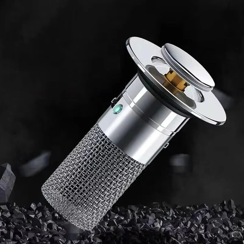 Pop-Up Sink Drain Stopper Hair-Catching & Removable Strainer
