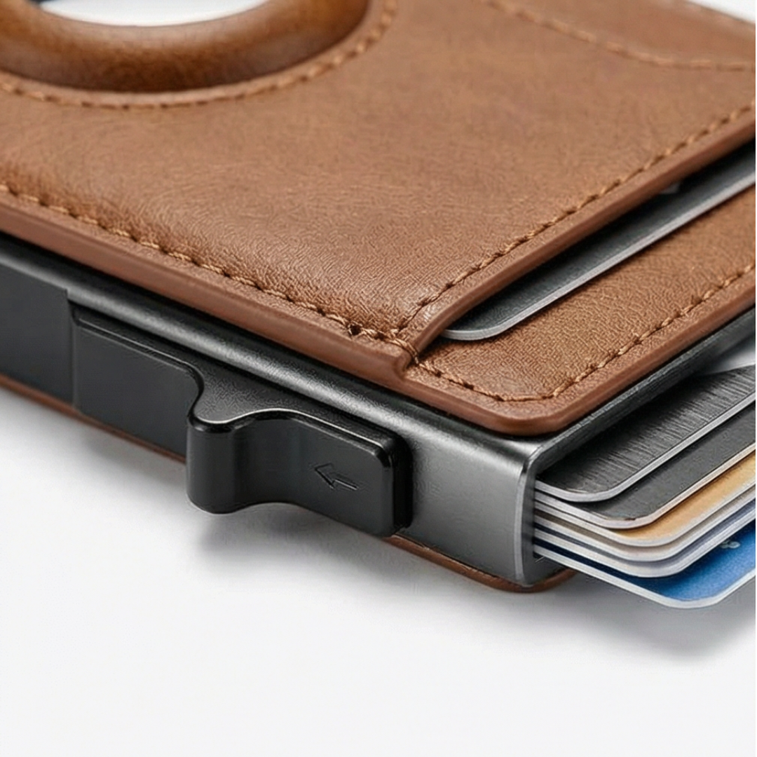 Pop-Up Wallet Slim Tracker Pocket & RFID Blocking