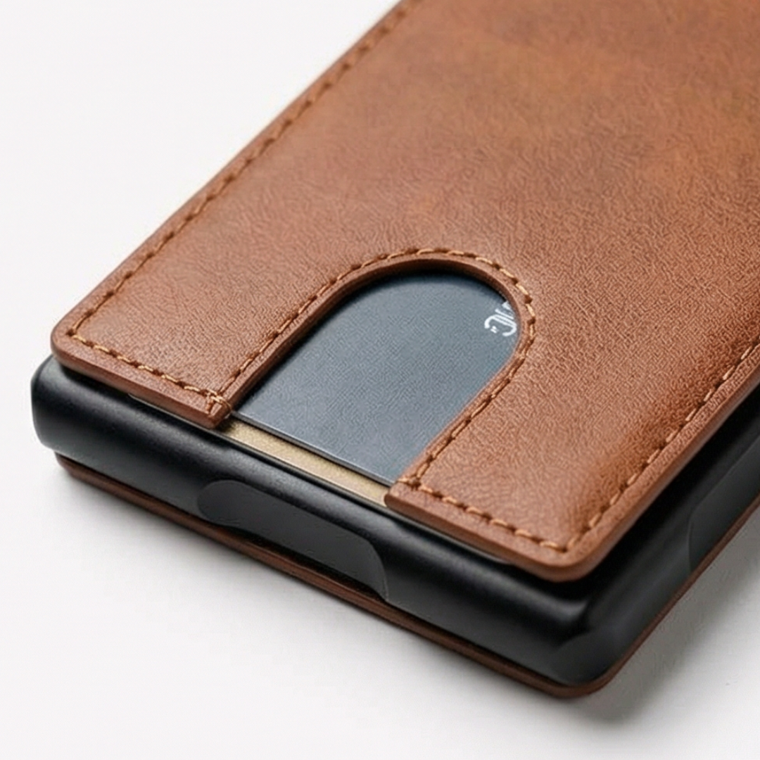 Pop-Up Wallet Slim Tracker Pocket & RFID Blocking