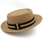 Pork Pie Hat Straw Lightweight Breathable