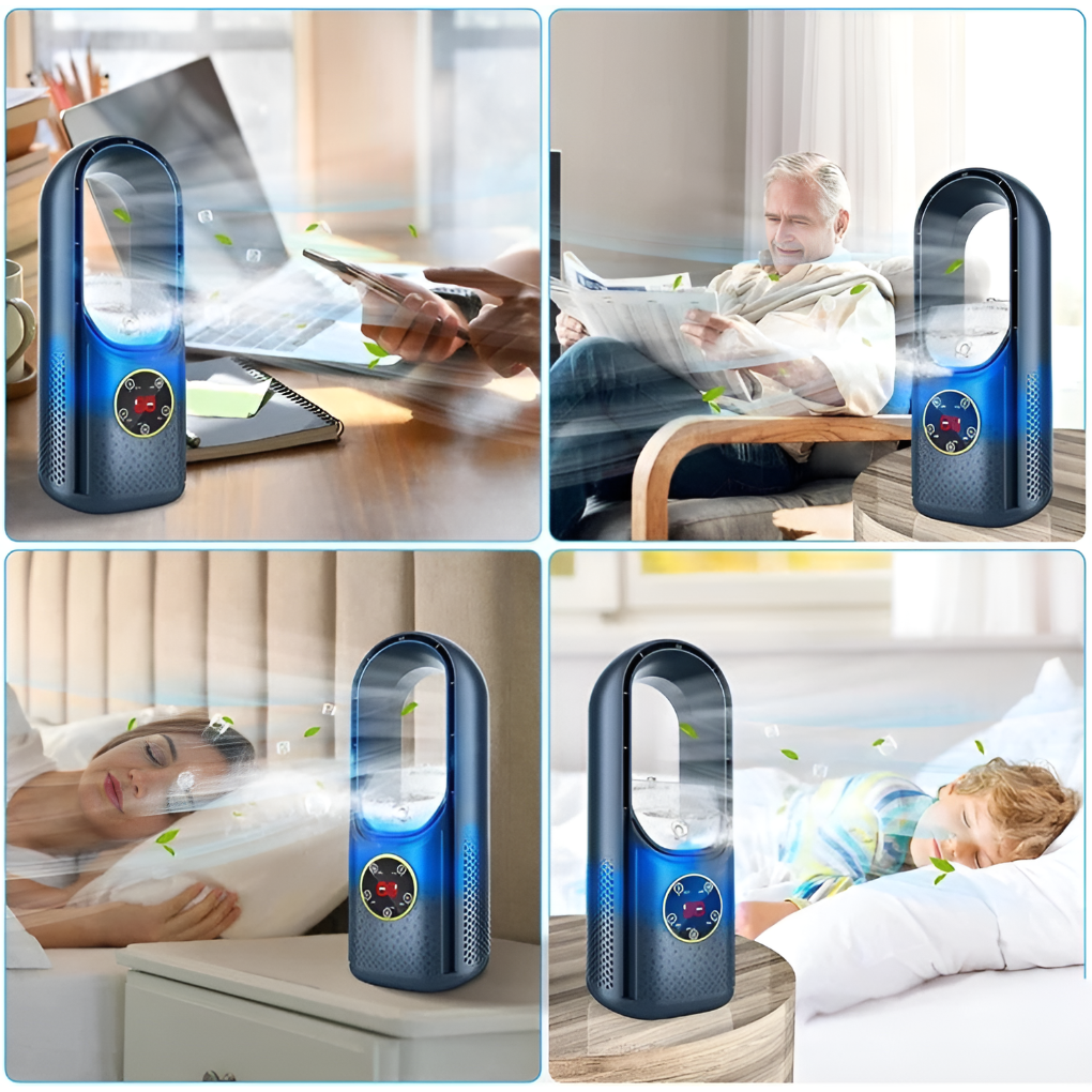 Portable Air Conditioner Blade-Free Quiet & Energy-Efficient