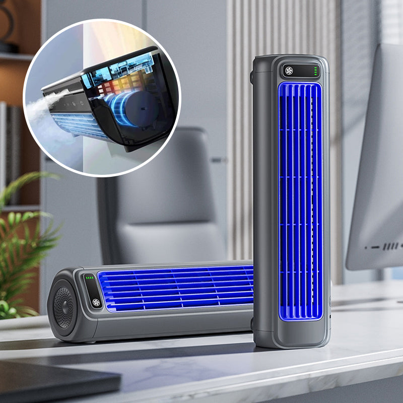 Portable Air Conditioner Fast Cooling Rechargeable 12 Hour Wall-Mountable