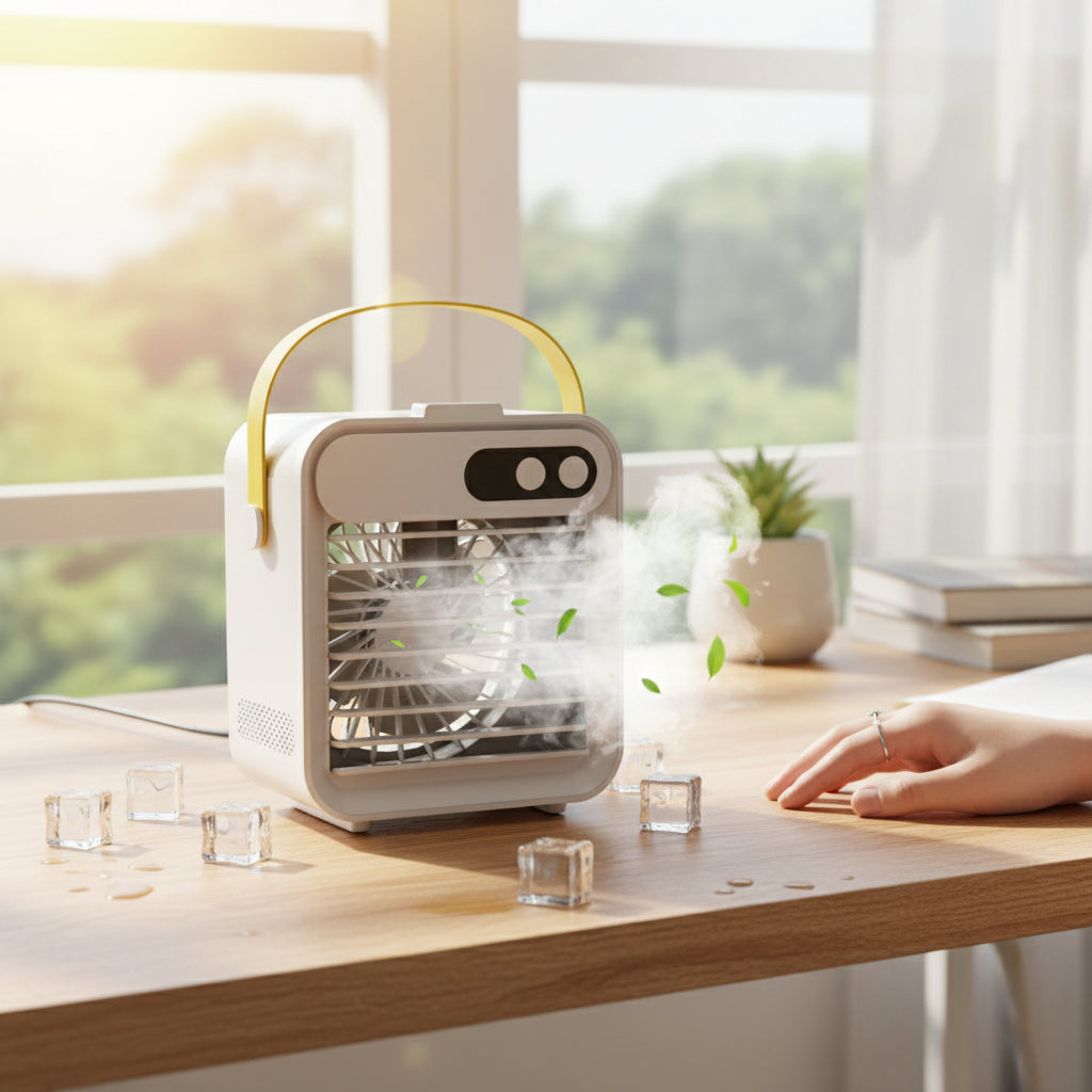Portable Air Conditioner Humidifier Quiet Energy-Efficient