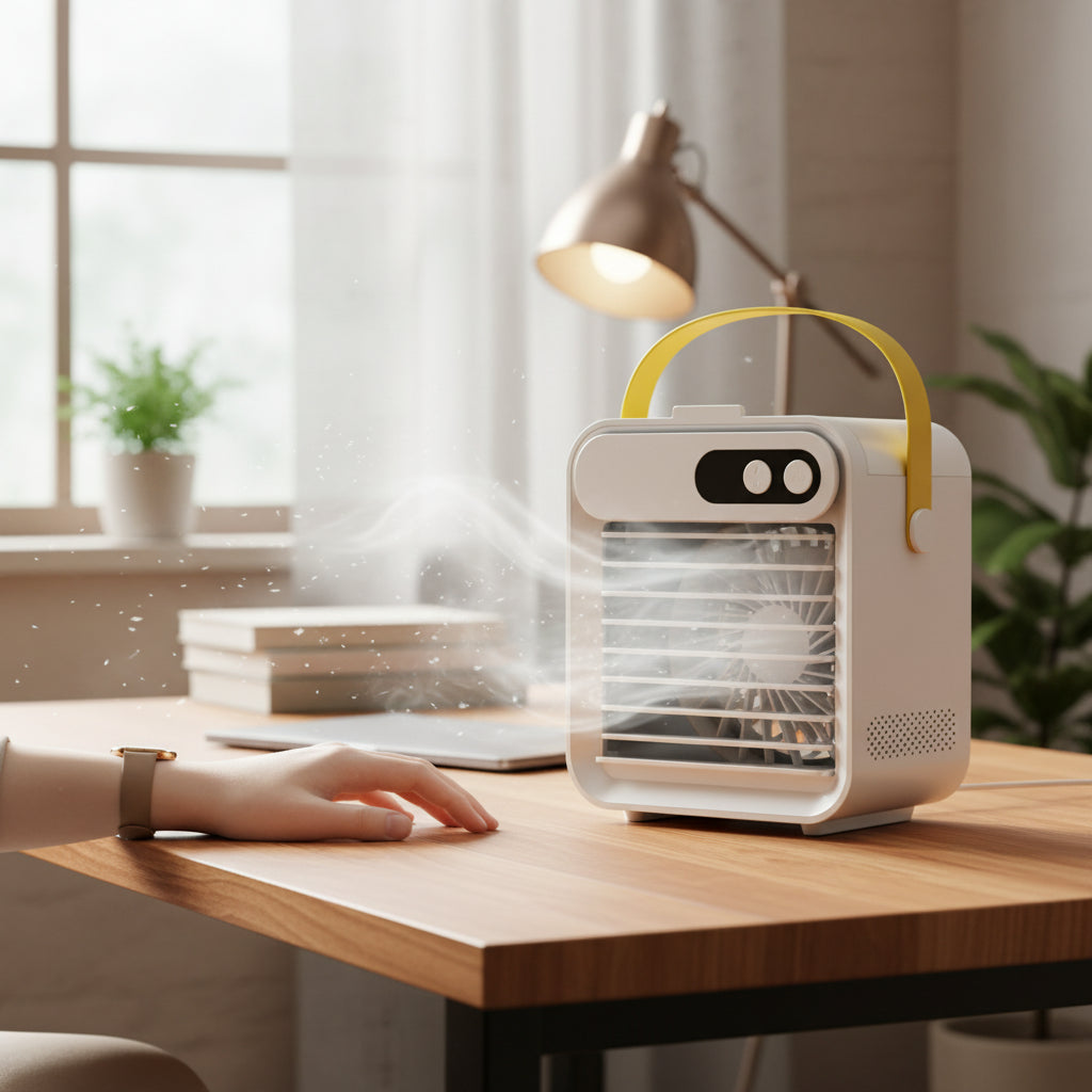 Portable Air Conditioner Humidifier Quiet Energy-Efficient