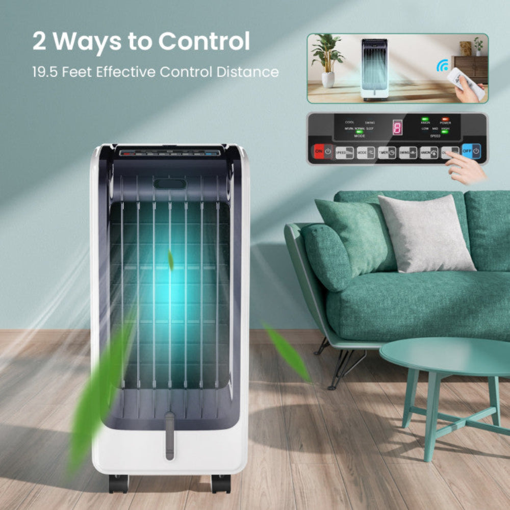 Portable Air Conditioner Remote Control 1.6 Gal Tank