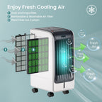Portable Air Conditioner Remote Control 1.6 Gal Tank