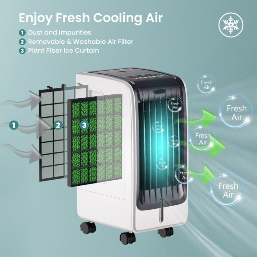 Portable Air Conditioner Remote Control 1.6 Gal Tank