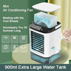 Portable Air Conditioner Ultrasonic Cooling Quiet 3 Speeds