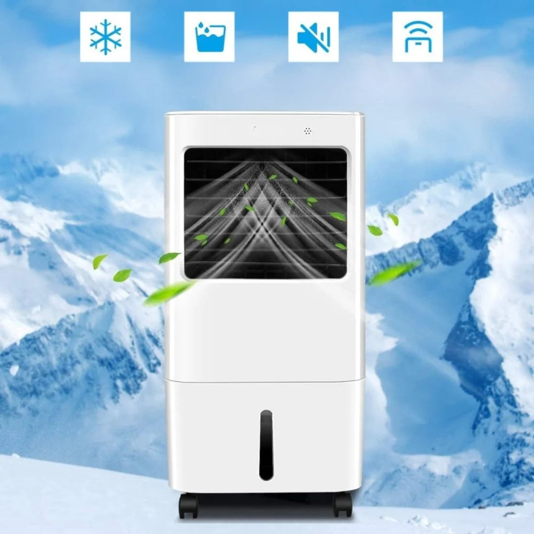 Portable Air Cooler 10L Tank Remote & Wheels