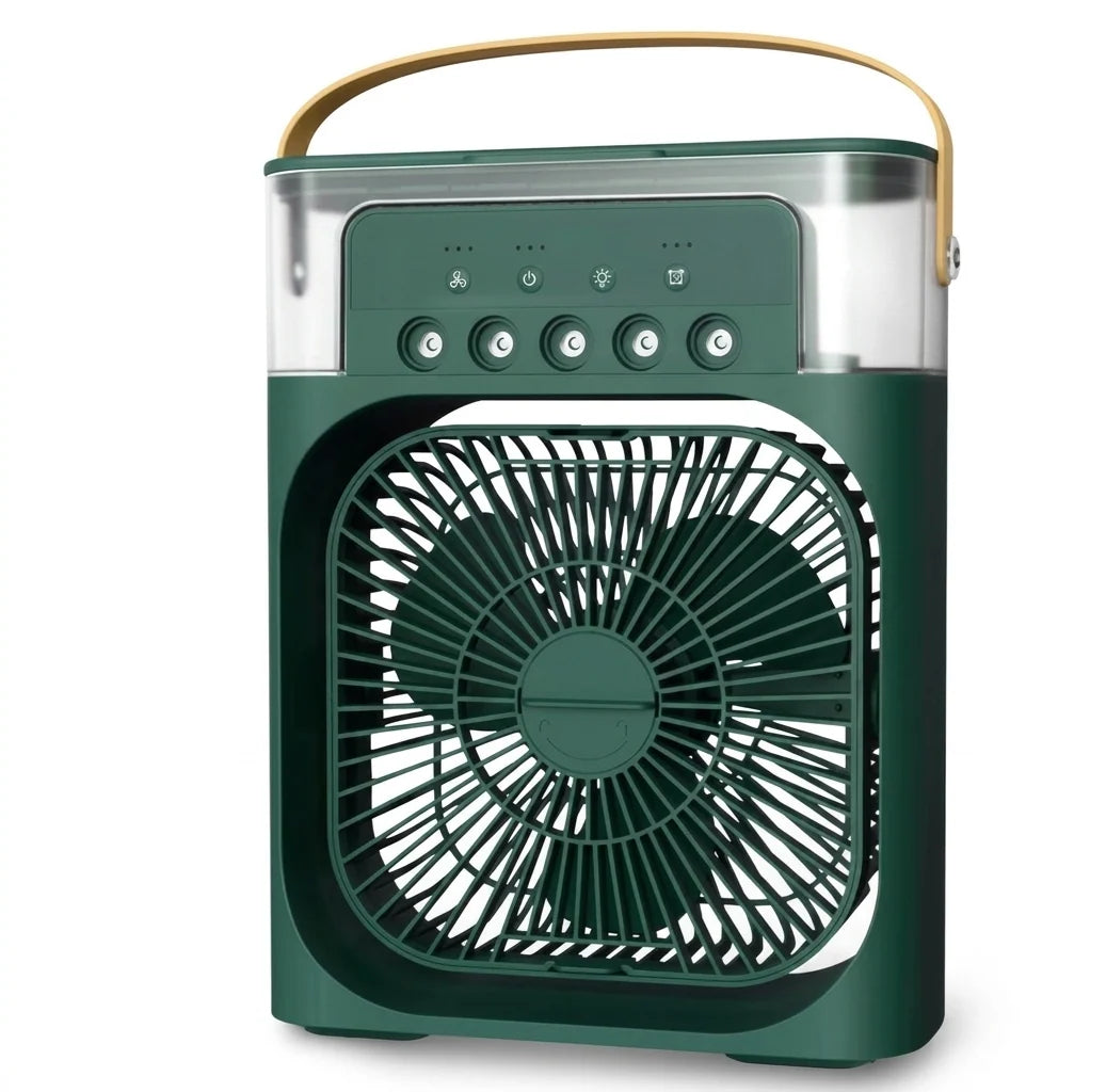 Portable Air Cooler 3-In-1 Cooling Humidifying Purifying USB-Powered