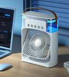 Portable Air Cooler 3-In-1 Cooling Humidifying Purifying USB-Powered