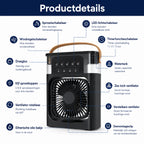 Portable Air Cooler 3-In-1 USB-C 600ml Tank