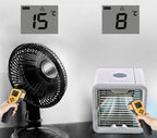 Portable Air Cooler 500ml Tank 3 Speeds 90 Degree Adjustable Airflow