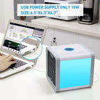 Portable Air Cooler 500ml Tank 3 Speeds 90 Degree Adjustable Airflow