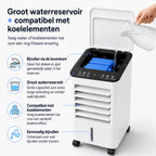 Portable Air Cooler 7L Tank Remote & Timer