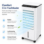 Portable Air Cooler 7L Tank Remote & Timer