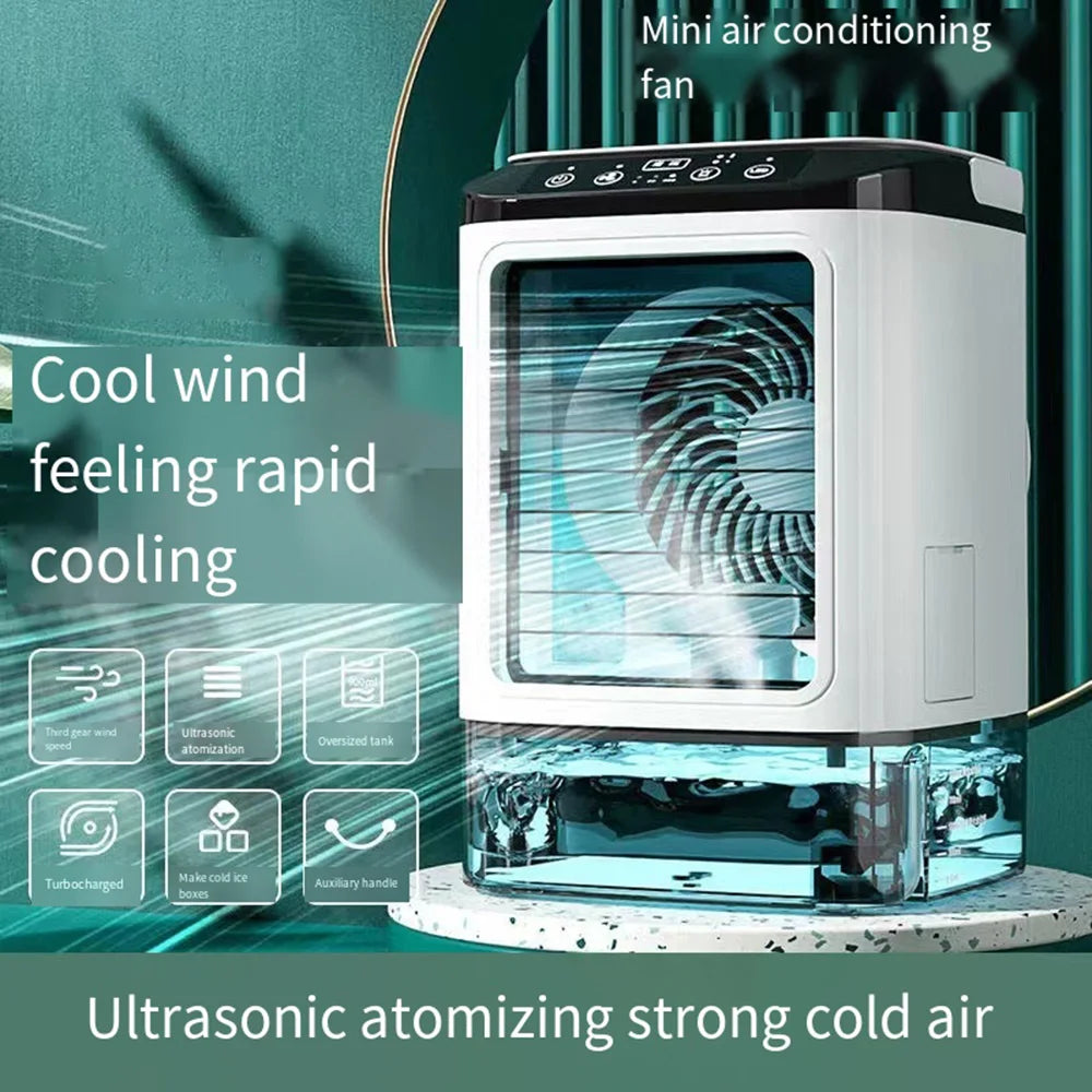 Portable Air Cooler 900ml Ultrasonic Mist USB Powered