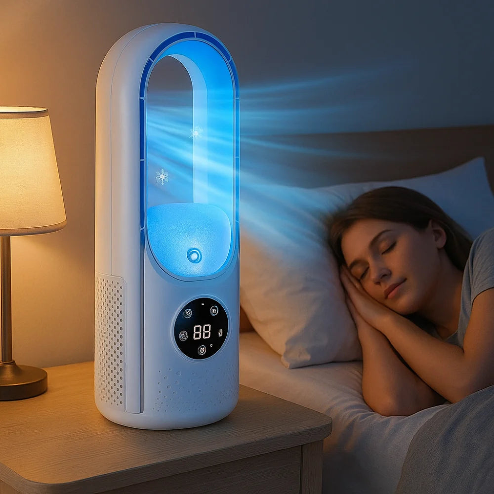 Portable Air Cooler Bladeless Quiet Energy Efficient
