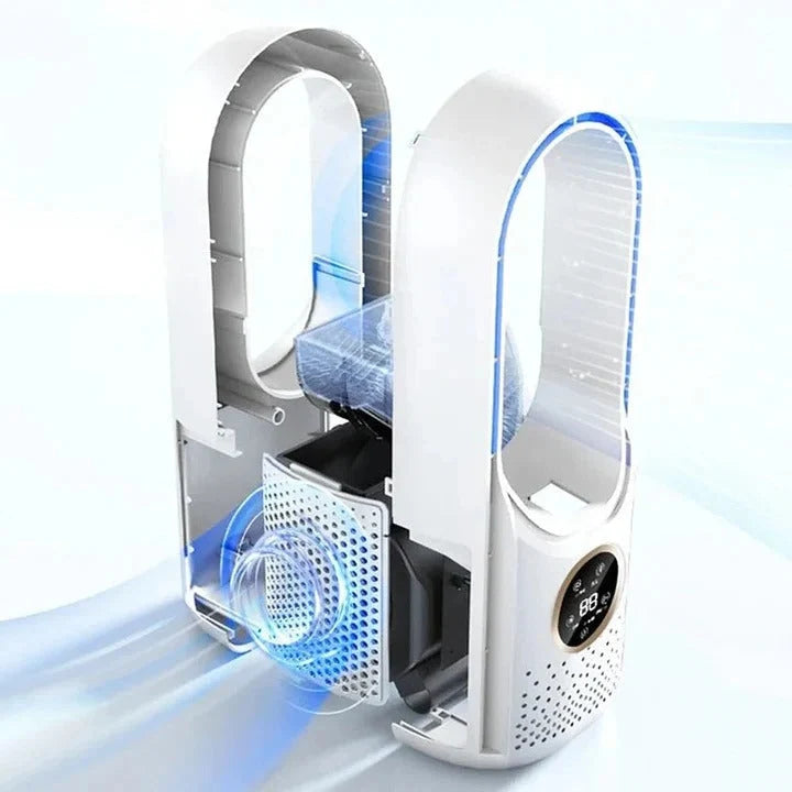 Portable Air Cooler Bladeless Quiet & Energy-Efficient