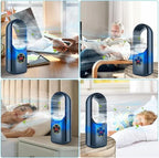 Portable Air Cooler Bladeless Quiet & Energy-Efficient