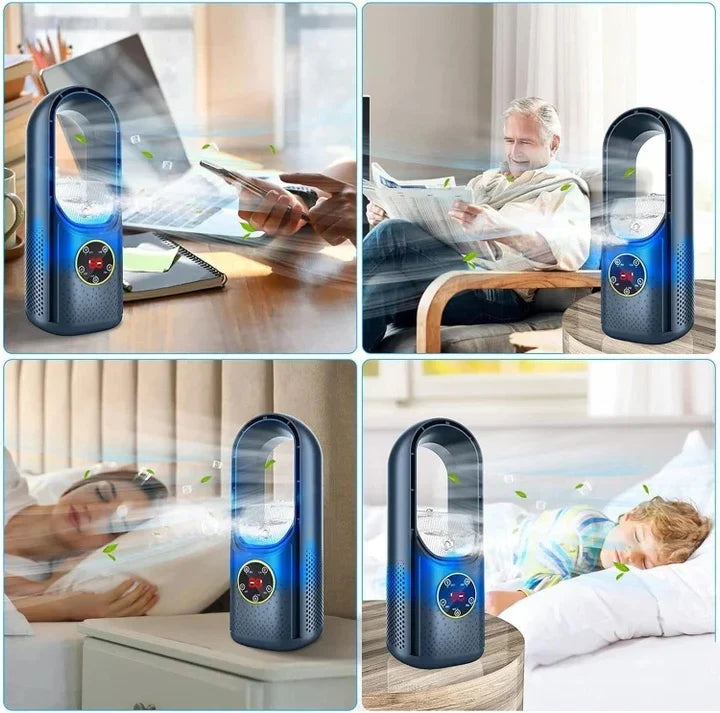 Portable Air Cooler Bladeless Quiet & Energy-Efficient