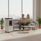 Portable Air Cooler Evaporative 4.0-Gallon Tank Wheels & Oscillation