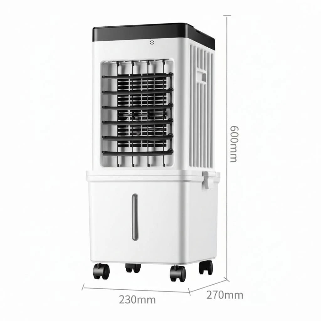 Portable Air Cooler Evaporative 4.0-Gallon Tank Wheels & Oscillation
