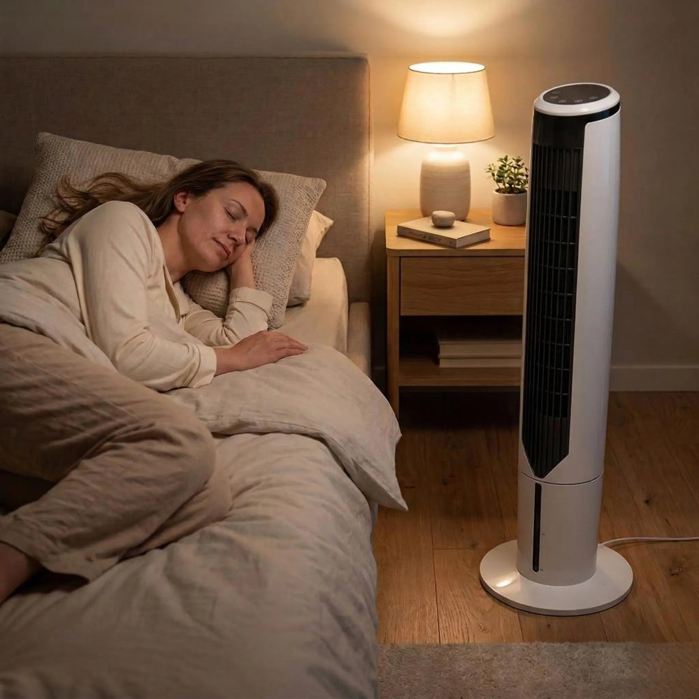 Portable Air Cooler Evaporative Cooling Quiet & Energy Efficient
