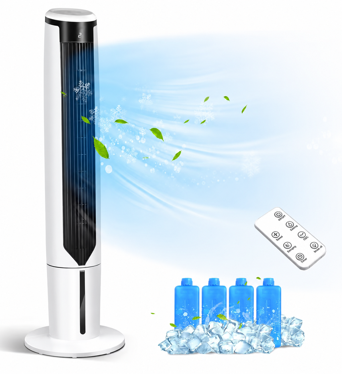 Portable Air Cooler Evaporative Cooling Quiet & Energy Efficient
