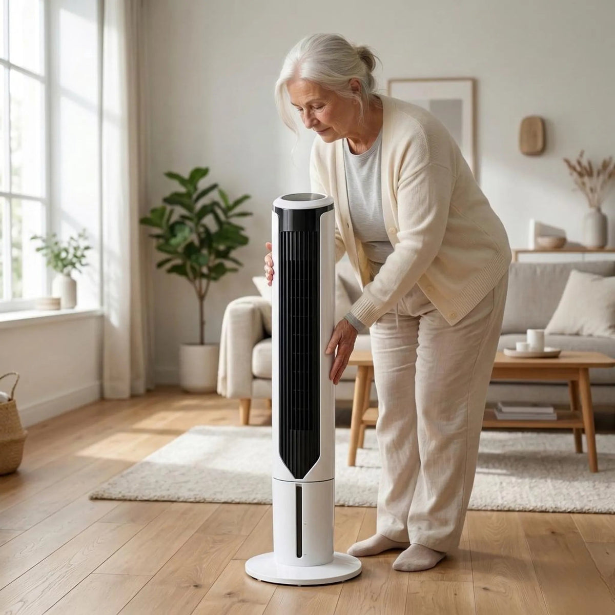 Portable Air Cooler Evaporative Cooling Quiet & Energy Efficient