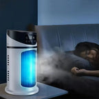 Portable Air Cooler Evaporative Humidifier Desk-Sized 6-Speed