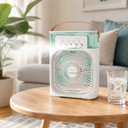 Portable Air Cooler Evaporative Humidifier Remote Control USB-Powered