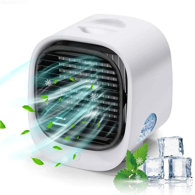 Portable Air Cooler & Humidifier Compact USB-Powered