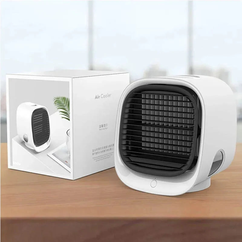Portable Air Cooler & Humidifier Compact USB-Powered