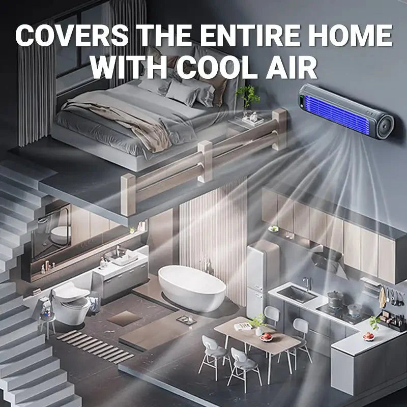 Portable Air Cooler Rechargeable 3-Speed Whisper-Quiet