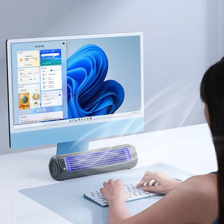 Portable Air Cooler Rechargeable Bladeless Silent