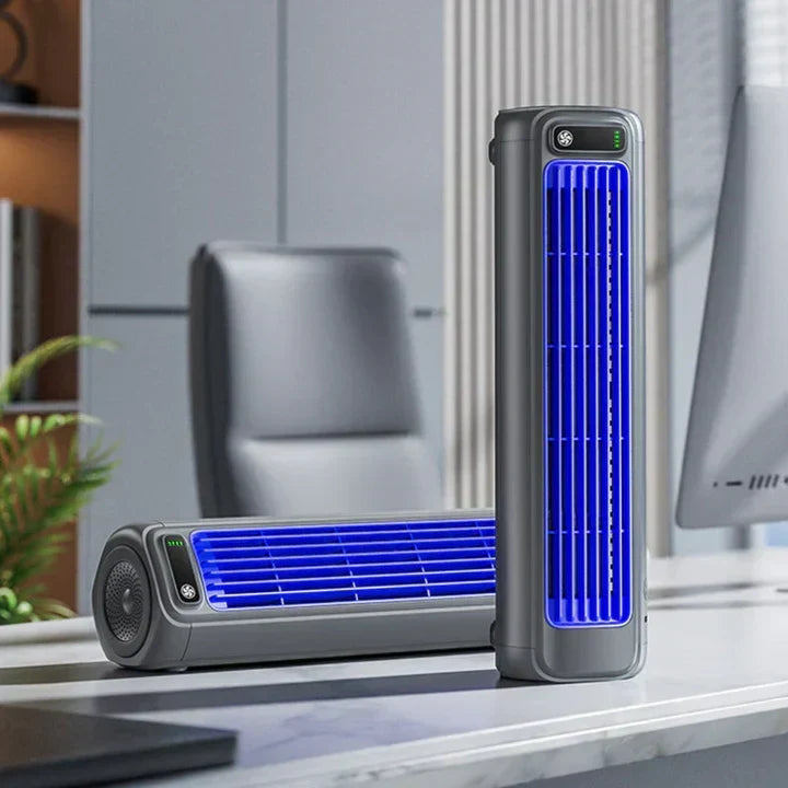 Portable Air Cooler Rechargeable Bladeless Silent