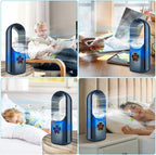 Portable Air Cooler Silent Bladeless USB-Powered