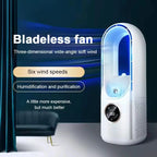 Portable Air Cooler Silent Bladeless USB-Powered