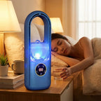 Portable Air Cooler USB-Powered Ultra-Quiet Remote & Wheels
