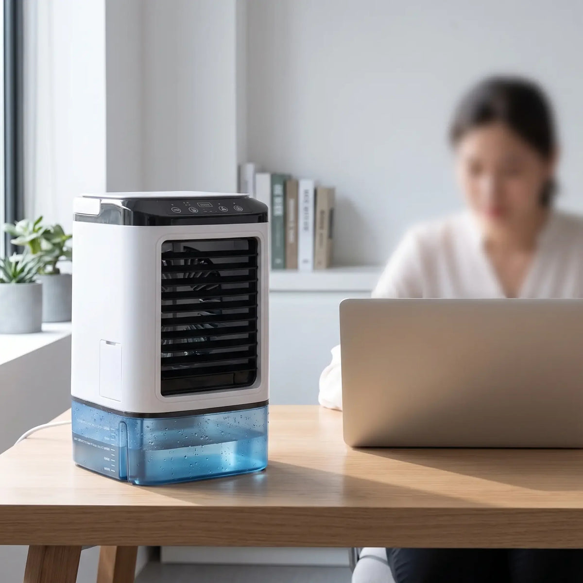 Portable Air Cooler Ultrasonic Cooling 3 Speeds & Whisper-Quiet