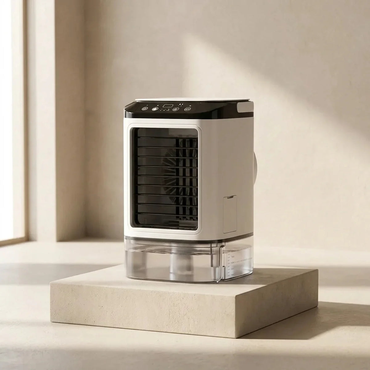 Portable Air Cooler Ultrasonic Misting 900ml Reservoir Whisper-Quiet