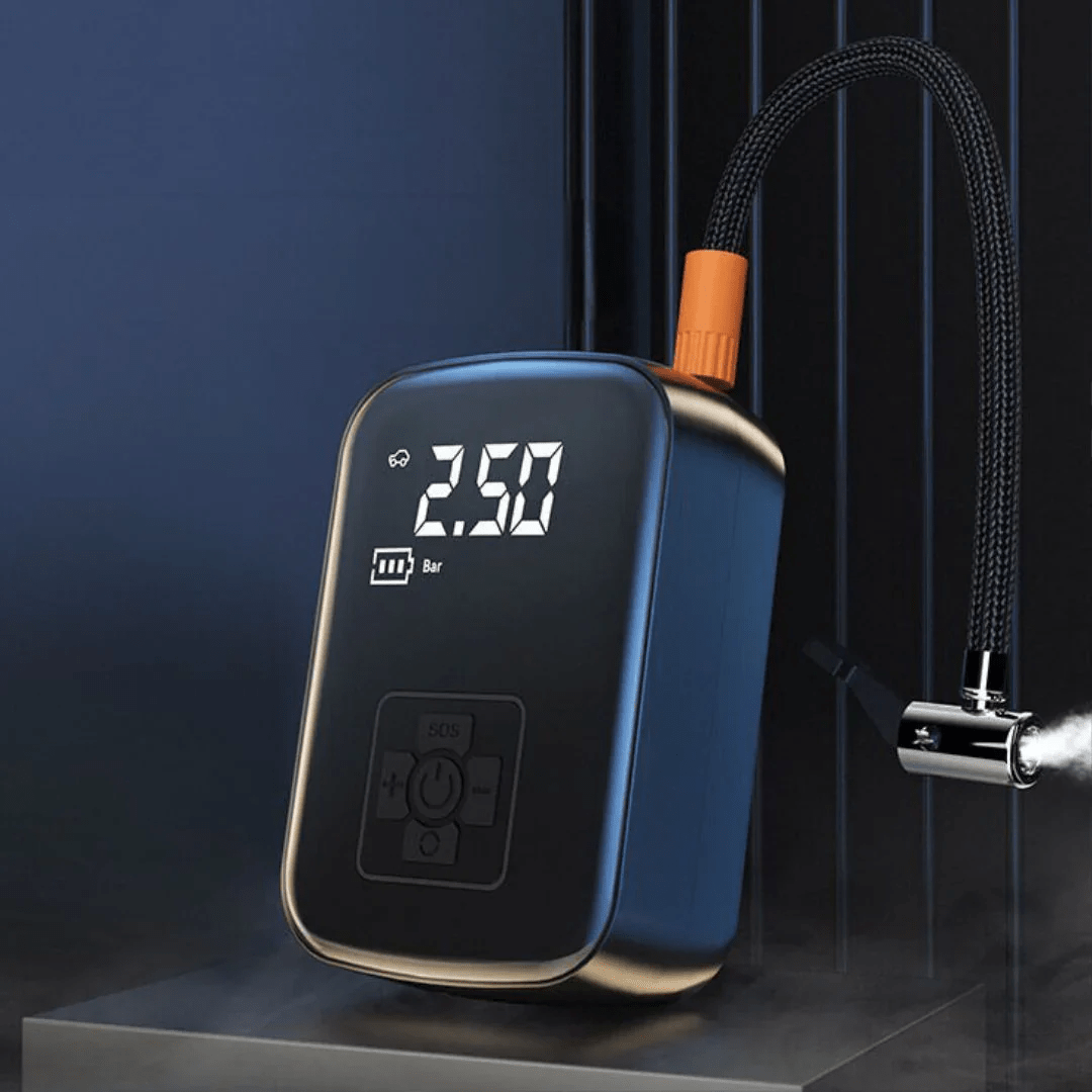 Portable Air Pump Cordless Rechargeable 145 PSI LED Light