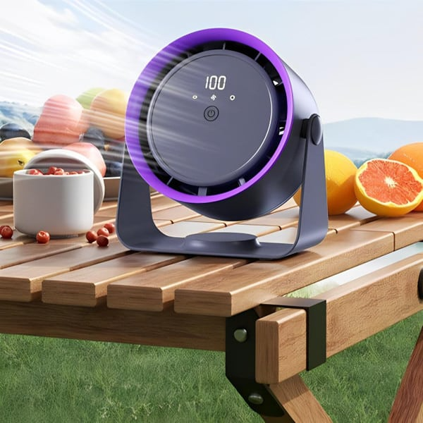 Portable Bladeless Fan Rechargeable 5 Speeds