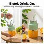 Portable Blender 10 Blade Stainless Steel USB Rechargeable