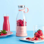 Portable Blender Bottle USB Rechargeable Stainless Steel Blades