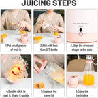 Portable Blender Rechargeable Stainless Steel Blades 350ml