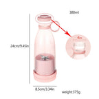 Portable Blender Rechargeable Stainless Steel Blades 350ml