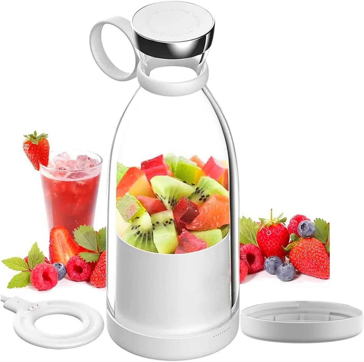 Portable Blender Rechargeable Stainless Steel Blades 350ml